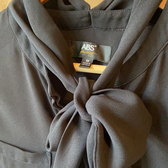 ABS Tie-Neck Blouse - Picture 4 of 4